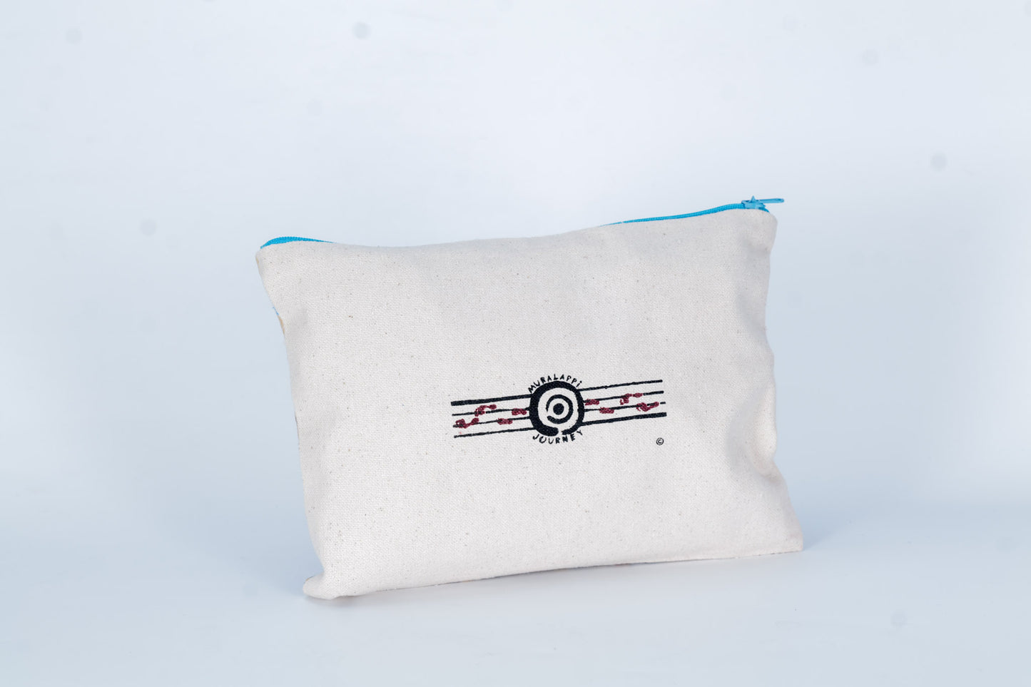 Cotton Canvas Utility Pouch - Turtles