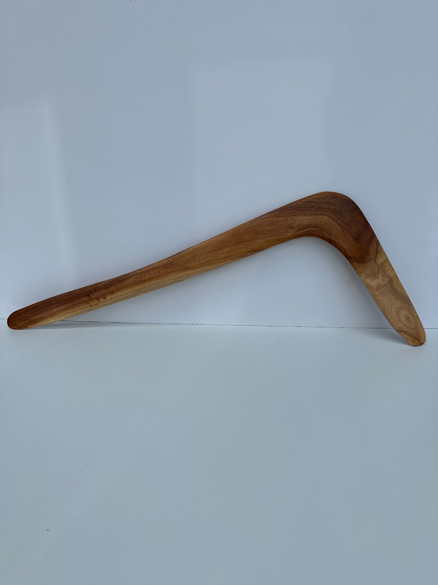 Aboriginal Artefact Hand-Carved -Black Wattle Hook Boomerangs