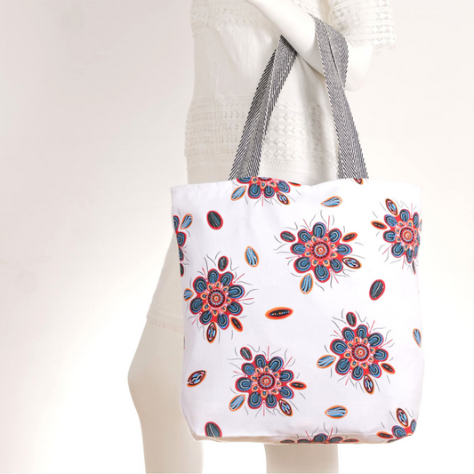 Recycled Cotton Tote Bag - Family Bond