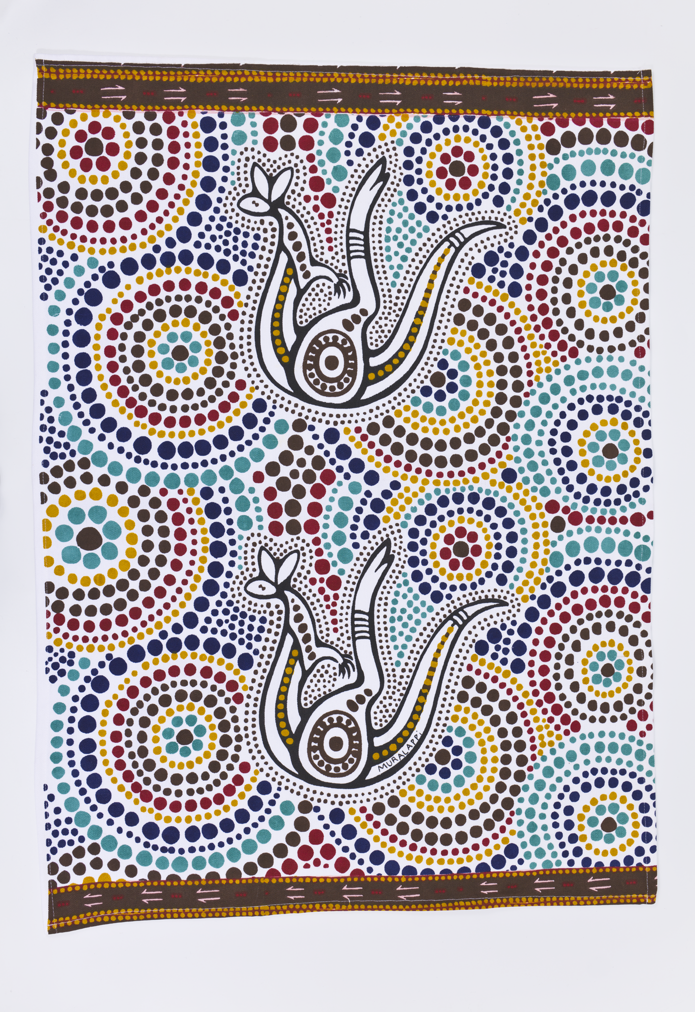 Recycled Cotton Tea Towel - Kangaroo